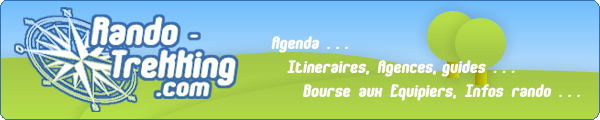 www.rando-trekking.com Equipiers Infos Id�es rando Itin�raires Agenda