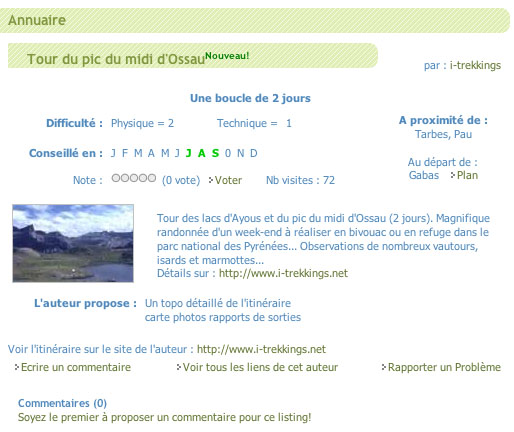 exemple idee rando
